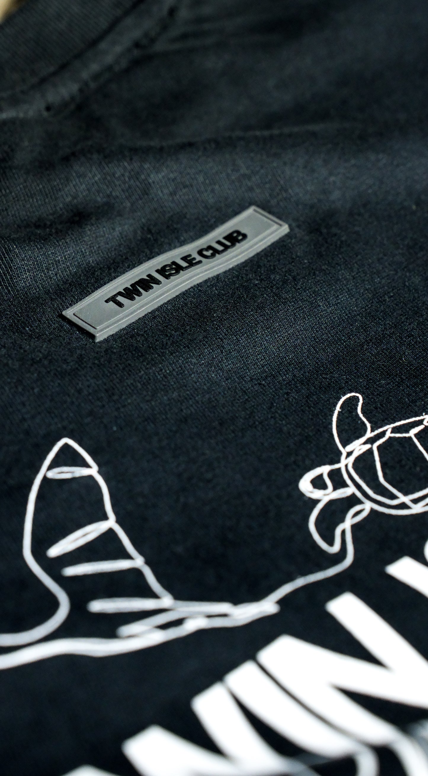 Oversized Drop Shoulder Tee Asphault