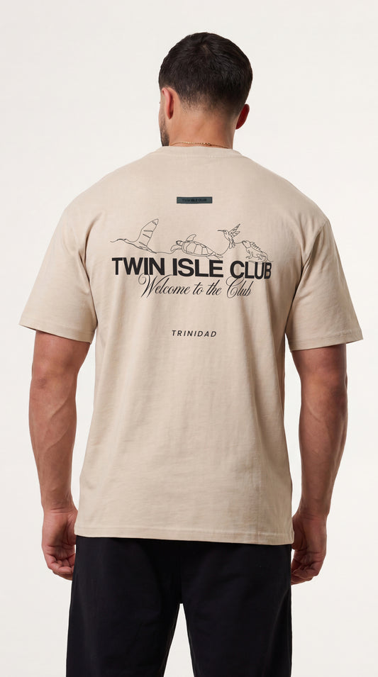 Oversized Tee Beige