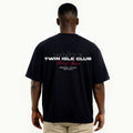 Oversized Tee Black "Capital"