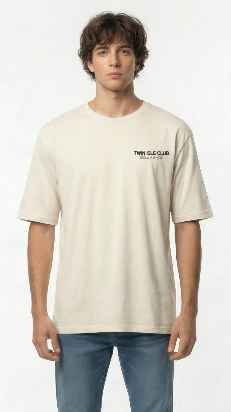 HW Oversized Tee Creme