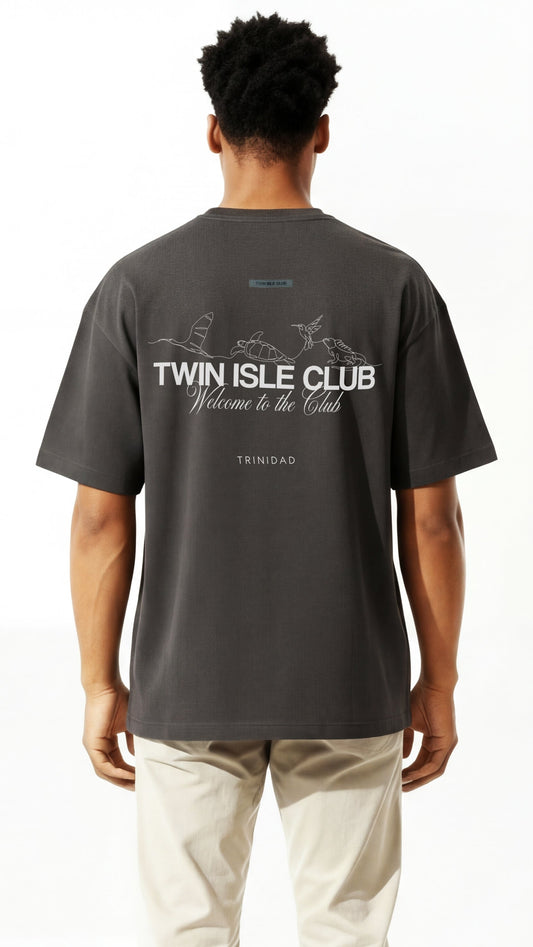 Heavyweight Drop Shoulder Tee Asphault